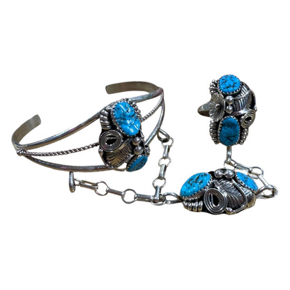 Kingman Turquoise Slave Bracelet