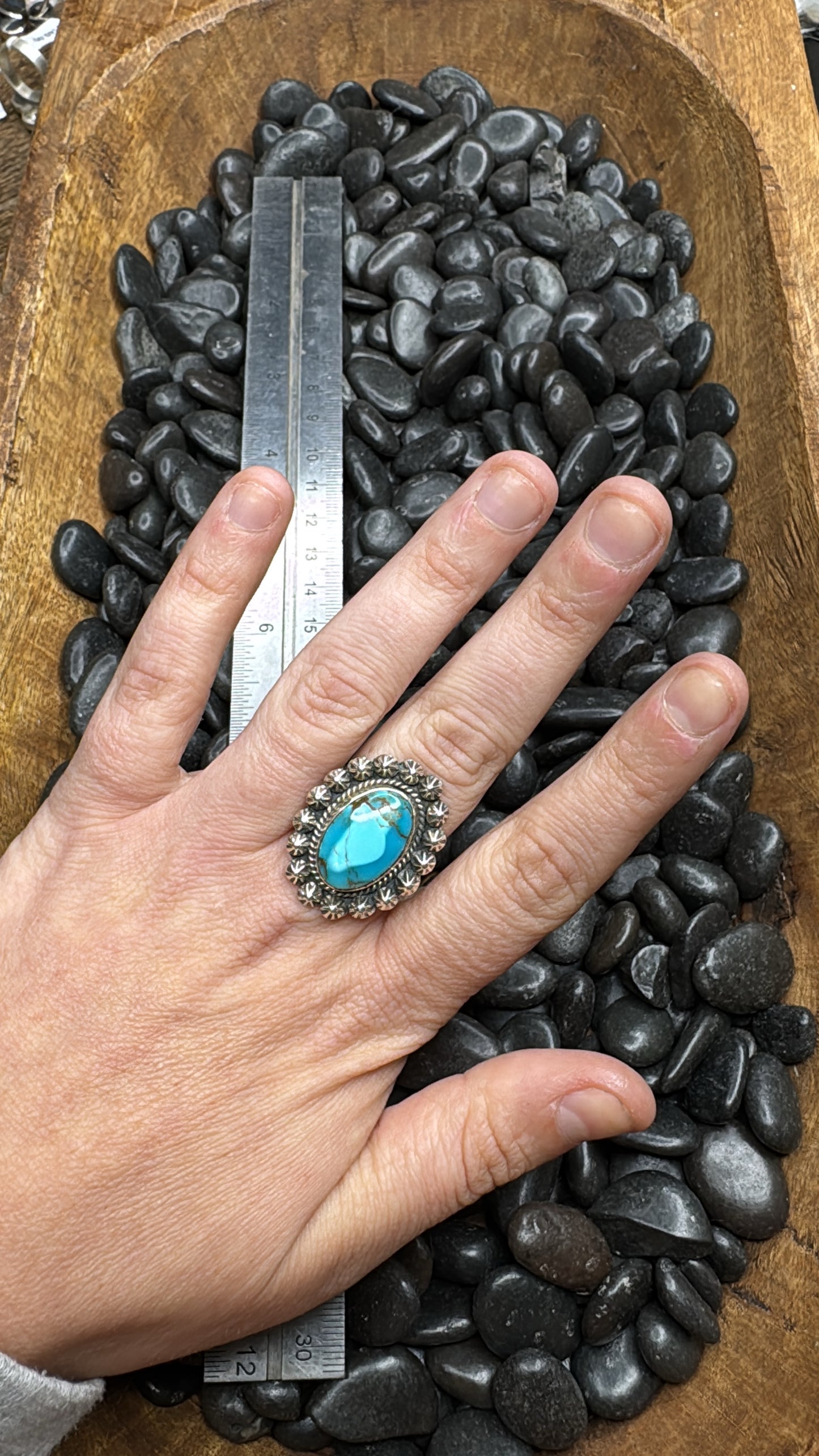 Size 9 Turquoise Ring