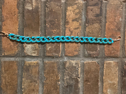 Turquoise Plastic Bag Chain