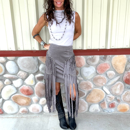 Iron Horse Suede Skirt