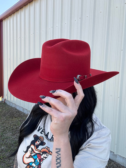 The Trailblazer – 4X Red Cowboy Hat (Unisex)