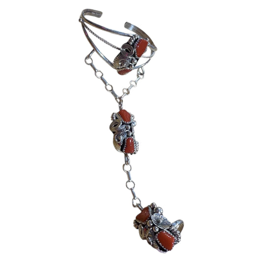Coral Slave Bracelet