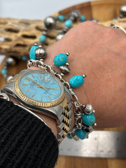 Turquoise Charm Bracelet