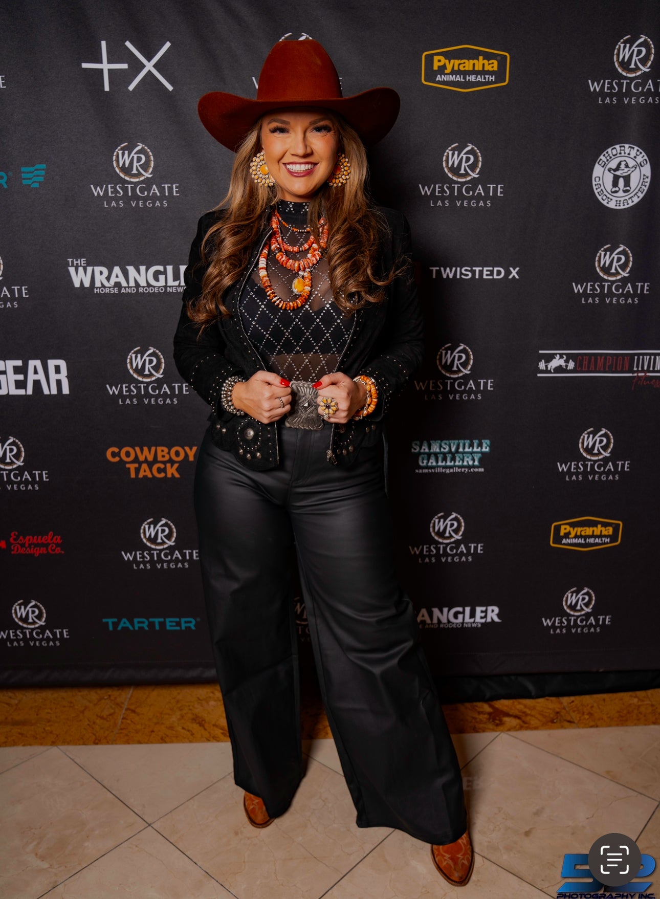 The Dahlia Black Faux Leather Wide Leg Pants Regular & Plus Size (Tummy Control)