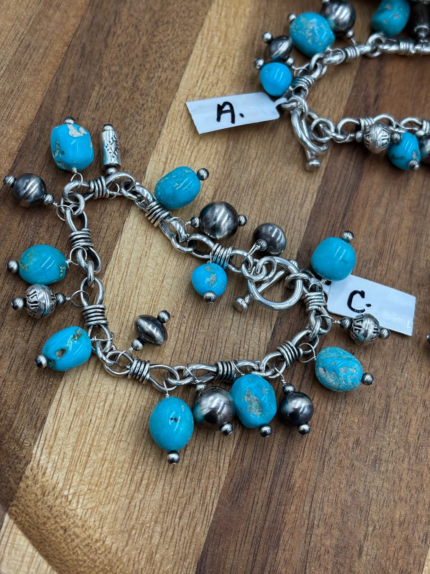 Turquoise Charm Bracelet