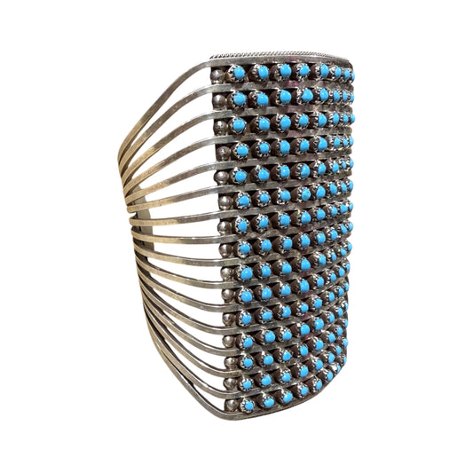 Turquoise Statement Rectangle Cuff