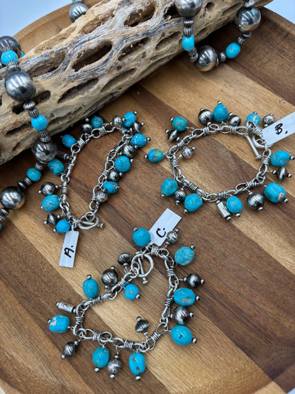 Turquoise Charm Bracelet