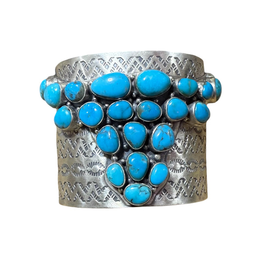 Turquoise Longhorn Statement Cuff