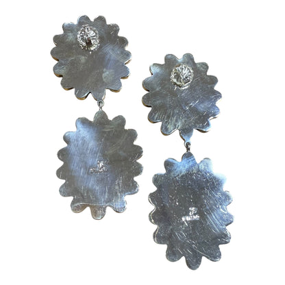 Turquoise Dangle Earrings by Frederico Jimenez