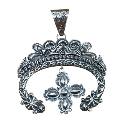Sterling Silver Naja Pendant Handmade in NM, artist unknown