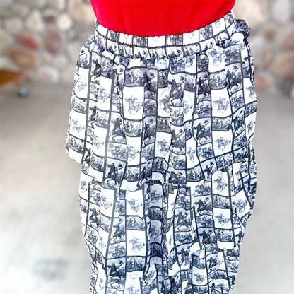 Ranch Romance Tiered Skirt