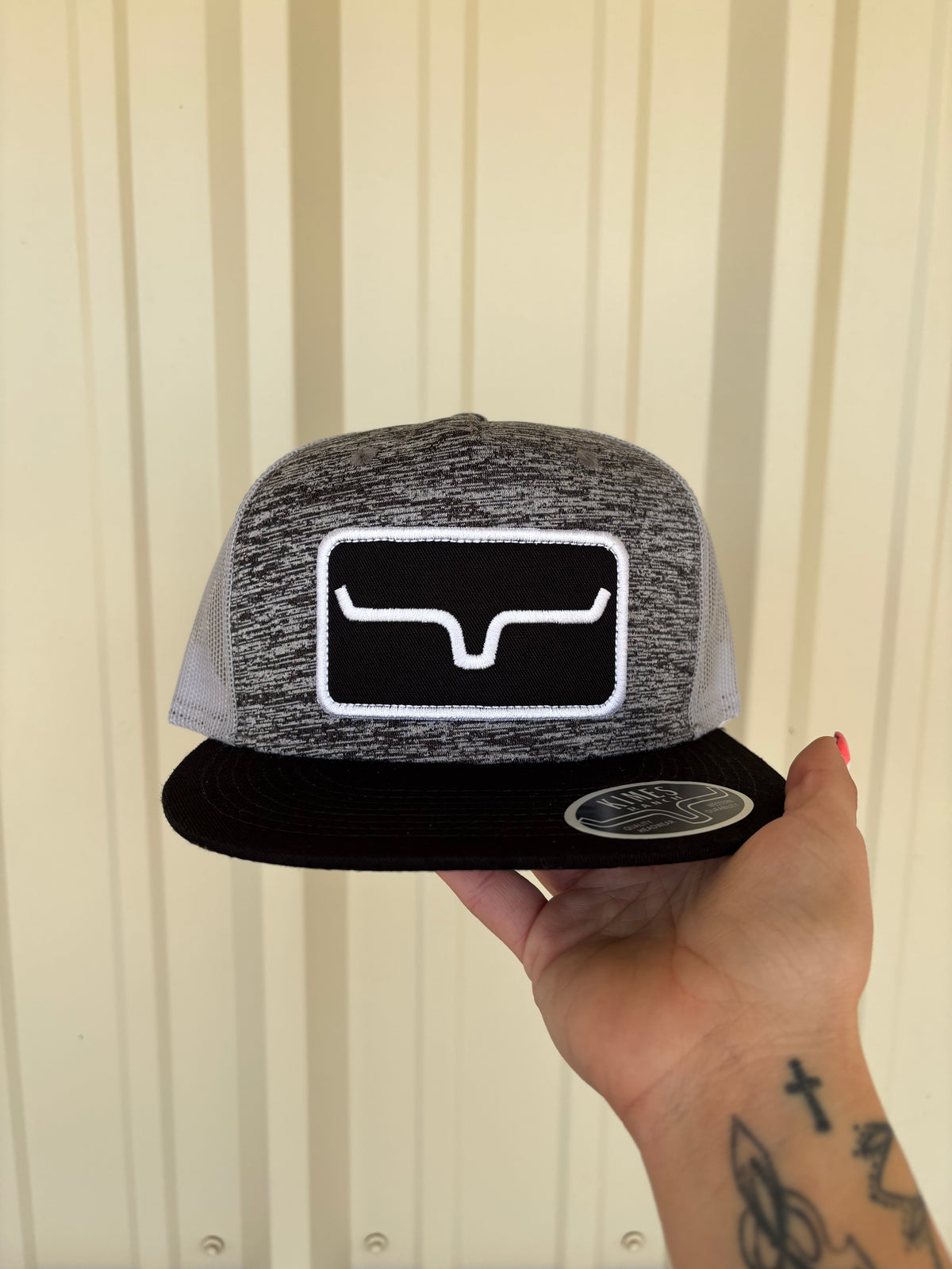 Banner Ventilated Hat Grey by Kimes