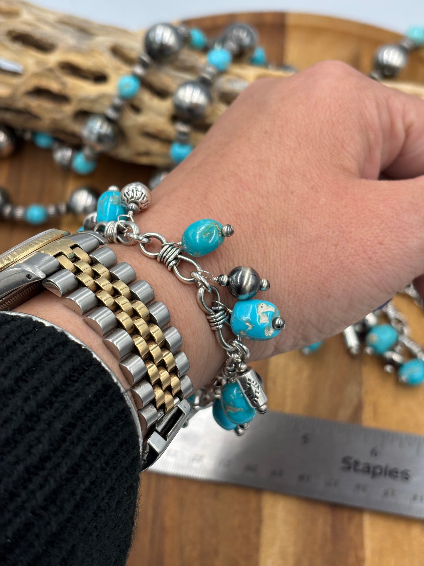 Turquoise Charm Bracelet