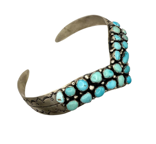 Turquoise Choker by Paul Livingston, Navajo