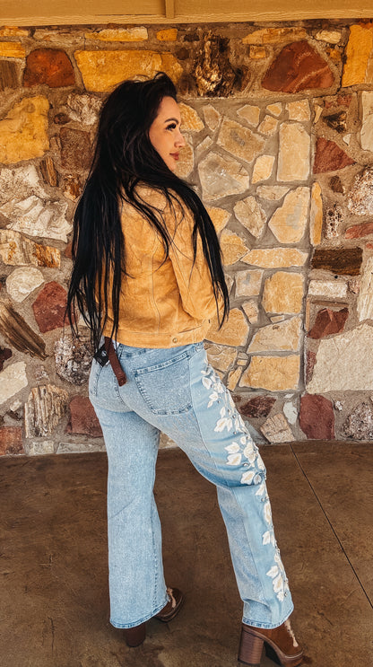 The Brianna Camel Button Up Jacket by Scully