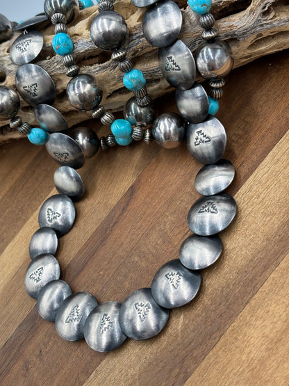 Pillowbead #911-16 Navajo Pearls by Marietta Kellywood, Navajo