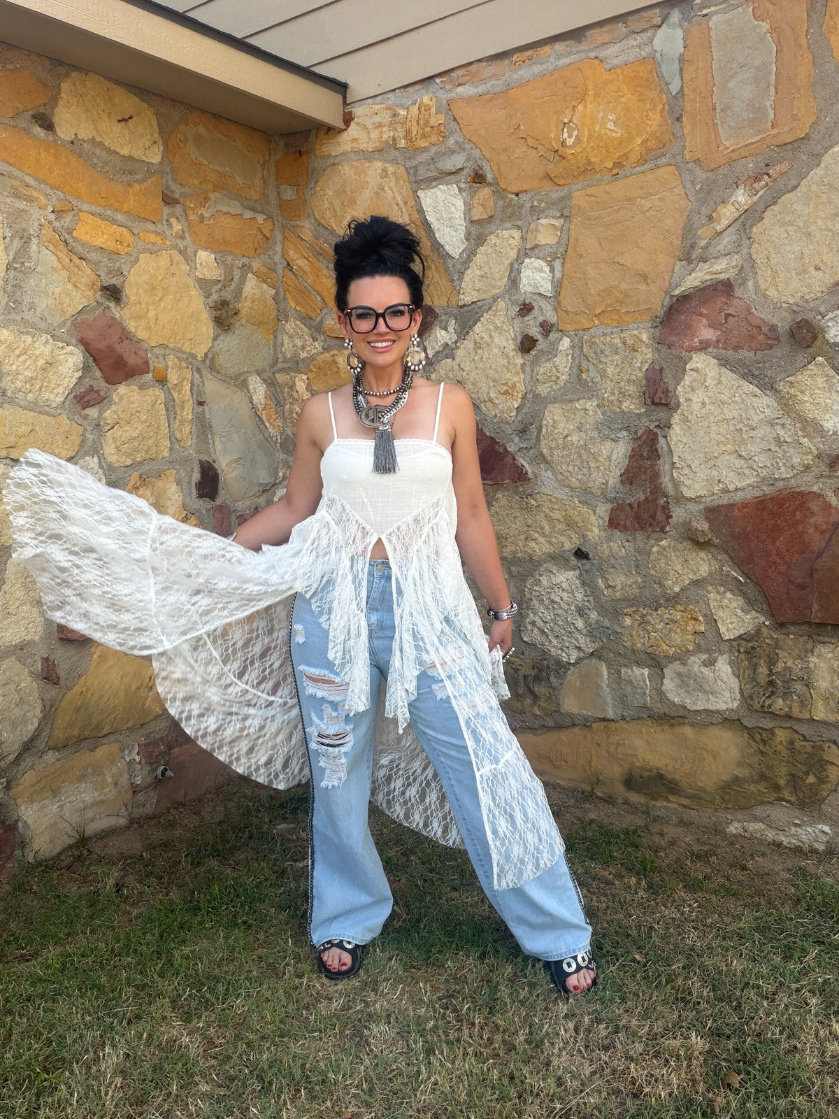 Hailey Lace Top