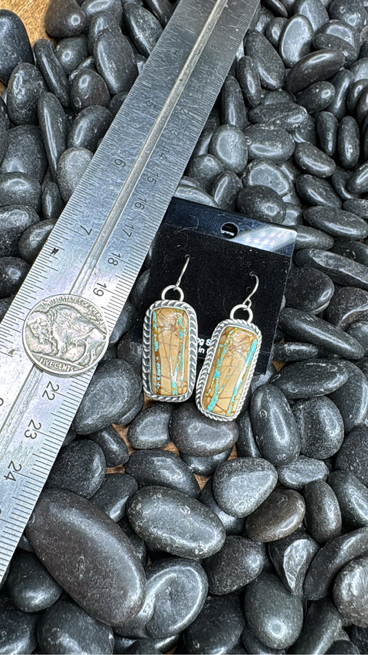Ribbon Royston Sterling Silver Earrings