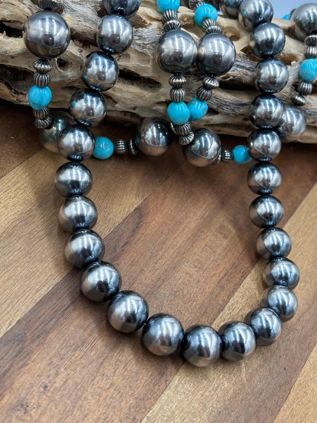 18” 14mm #911-30 Sterling Pearls Necklace