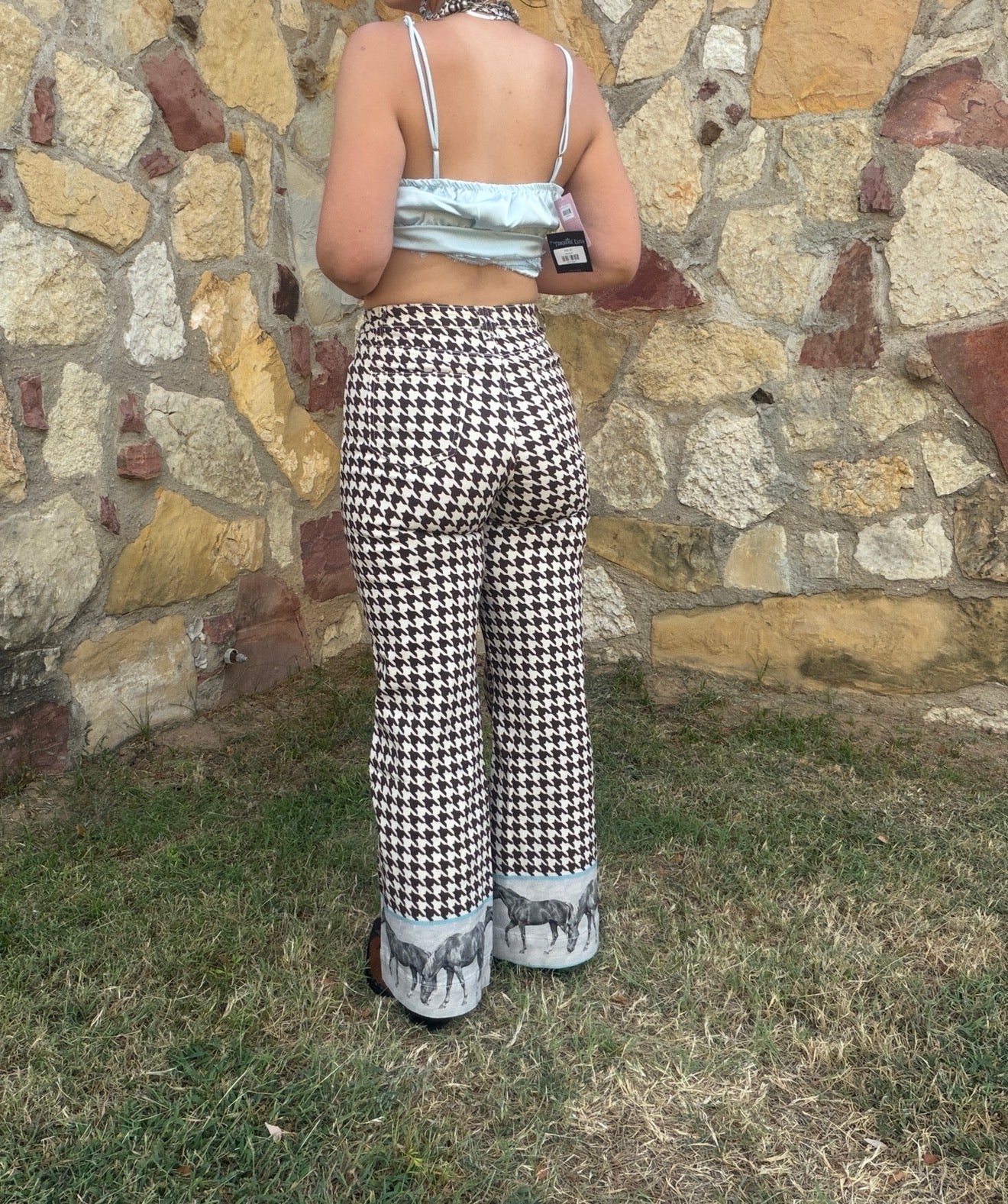 Jesse Houndstooth Pant