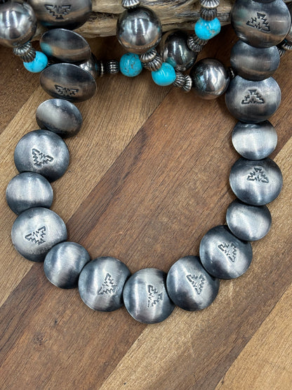 Pillowbead #911-16 Navajo Pearls by Marietta Kellywood, Navajo