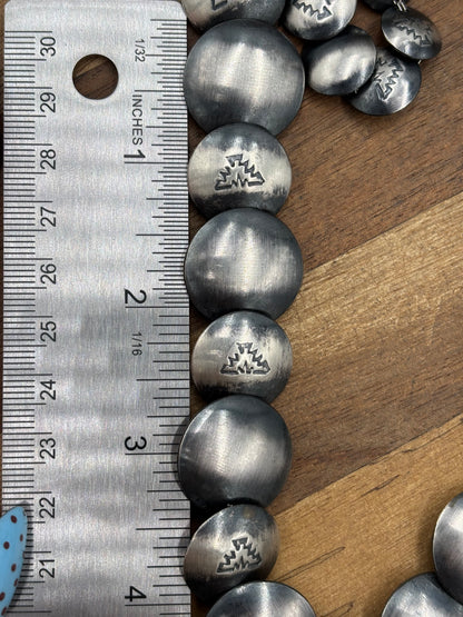 Pillowbead #911-16 Navajo Pearls by Marietta Kellywood, Navajo
