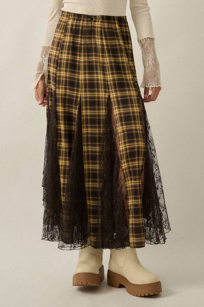 The Iris Maxi Skirt: Brown