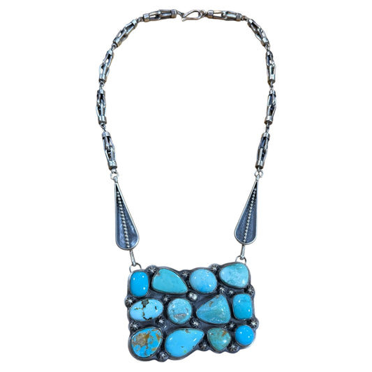 Turquoise Statement Necklace by Gabby