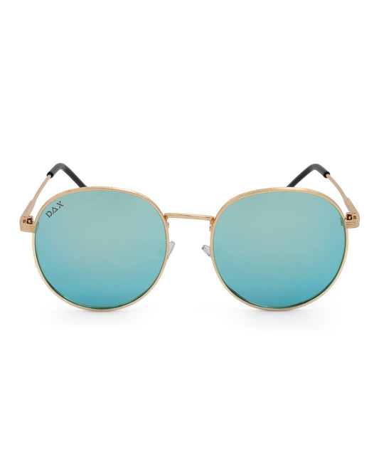 Tru - Women's Polarized Medium Round Sunglasses: Blue