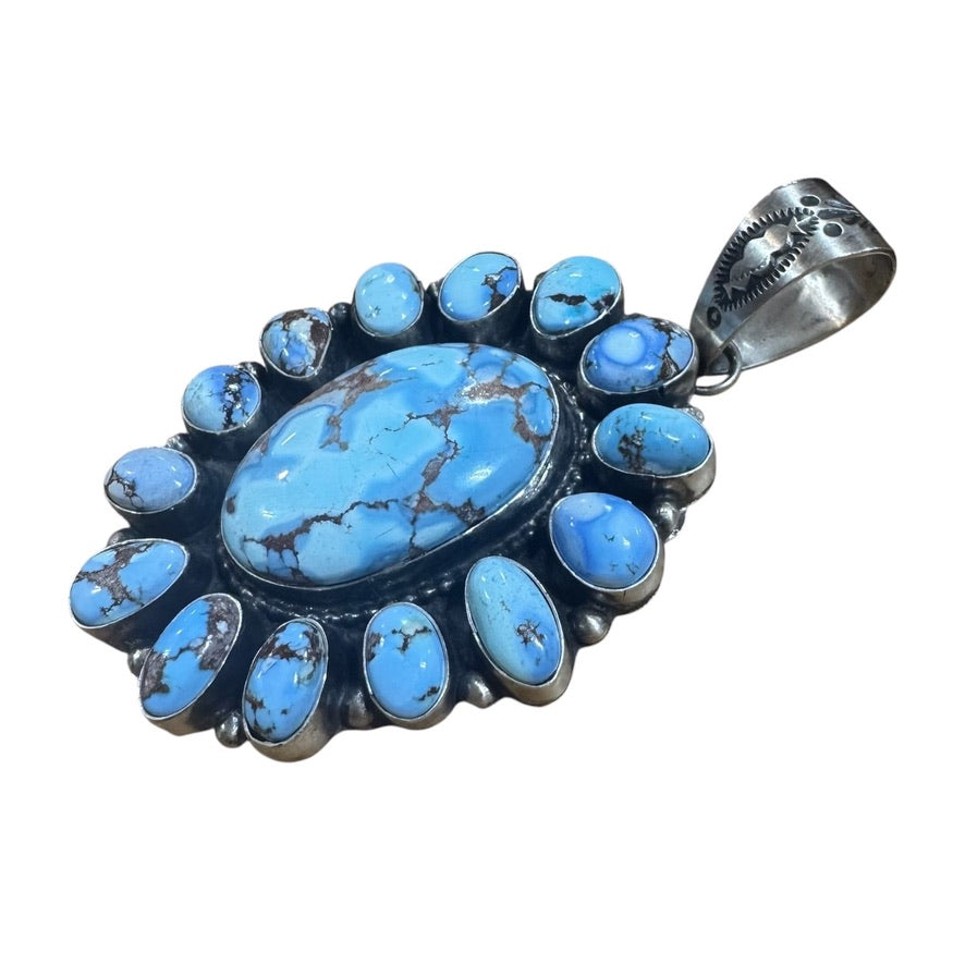 Golden Hills Oval Pendant by Ella Peters