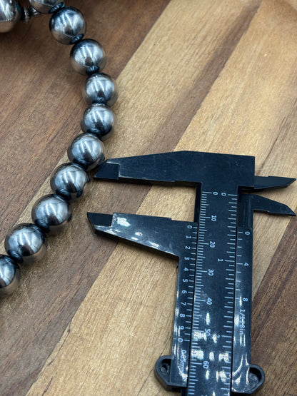 20” 14mm #911-29 Sterling Pearls Necklace