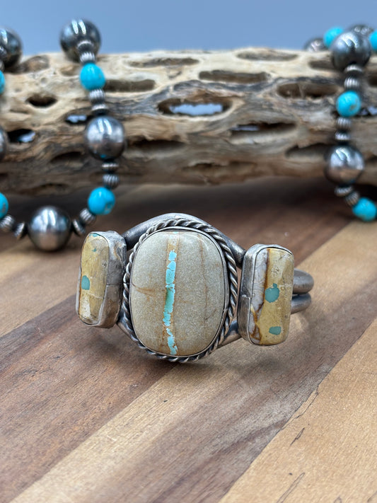 Ribbon Royston #831-9 Cuff by Boyd Ashley, Navajo