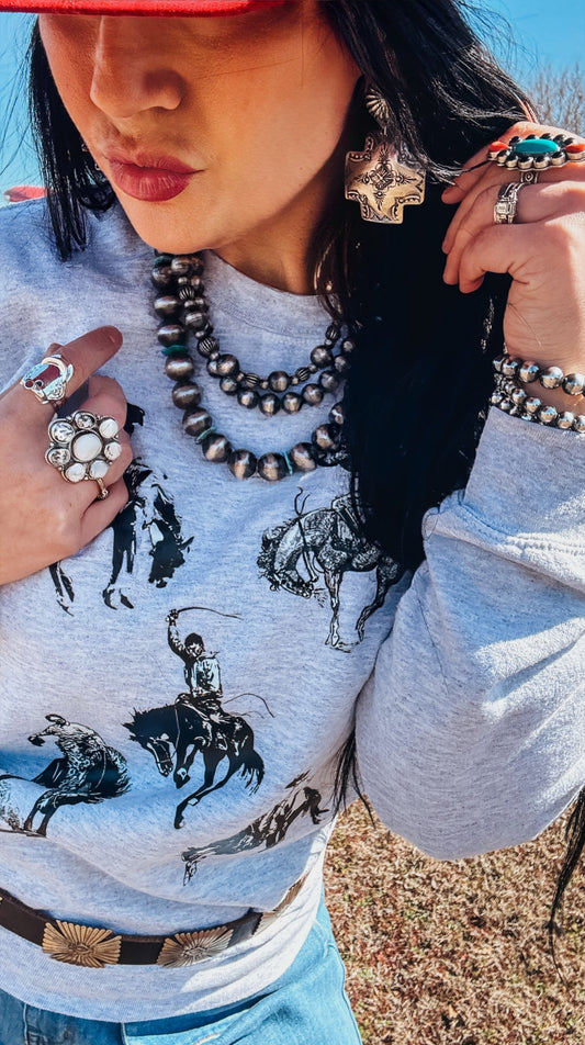 Let’er Buck Crewneck
