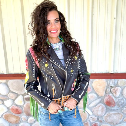 Atomic Ranch Biker Jacket by Double D Ranch