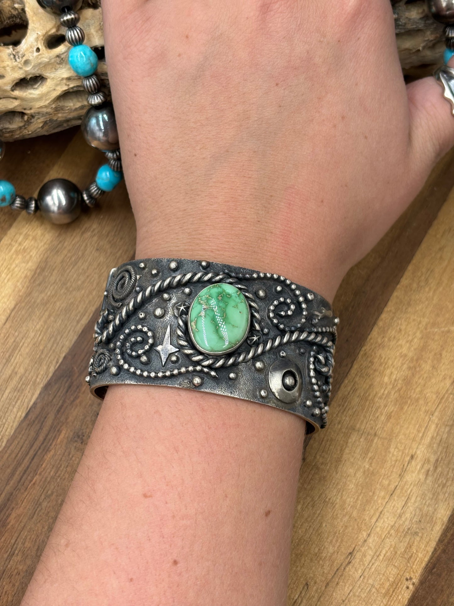 Sonoran #831-10 Cuff by Randy Billy, Navajo