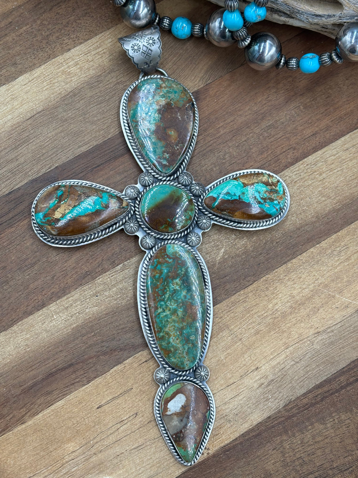 Royston & Mantis #911-18 Cross Pendant by Jeff Largo