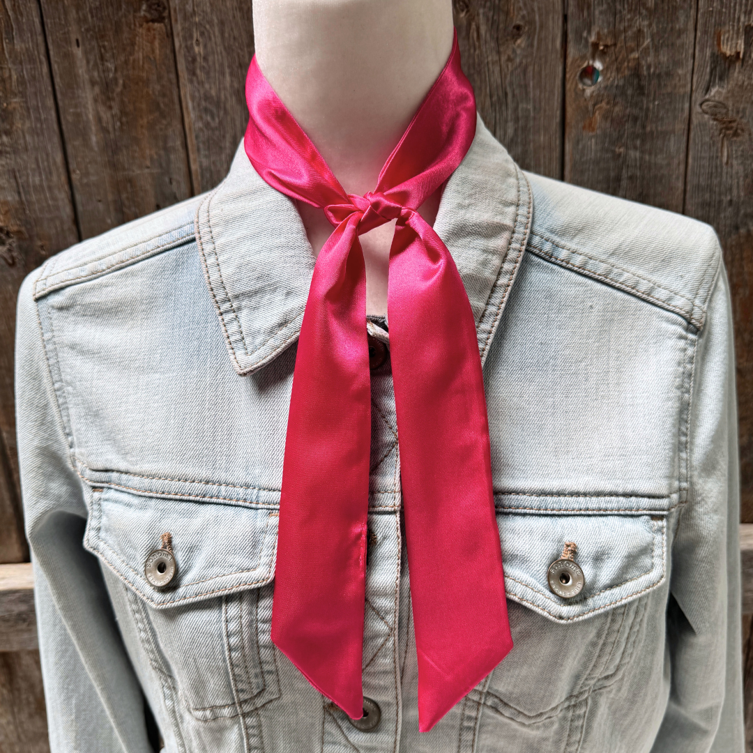 Hot Pink Twilly Scarf #TW309
