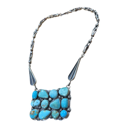 Turquoise Statement Necklace by Gabby
