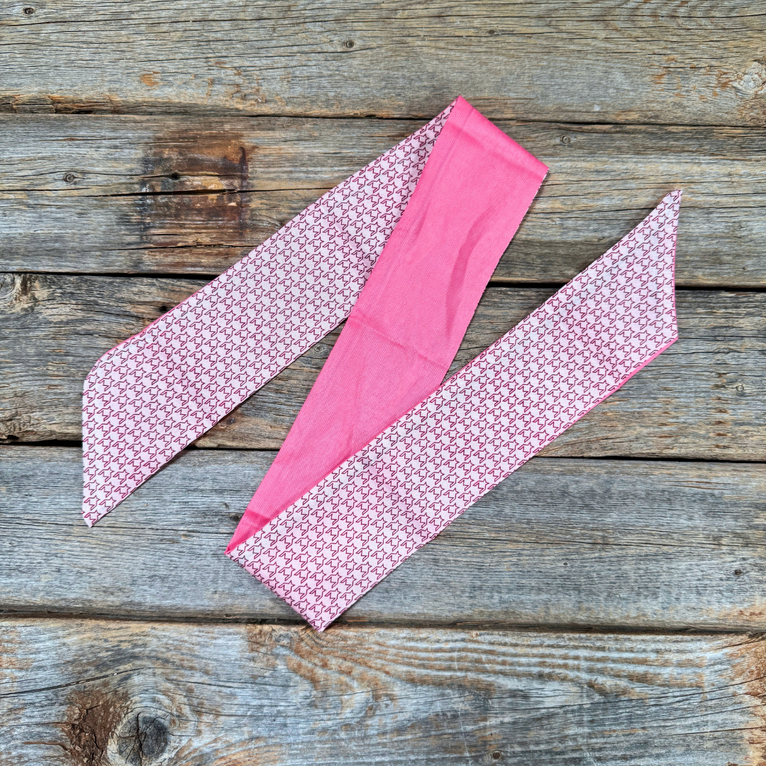 Light Pink Twilly Scarf #TW132