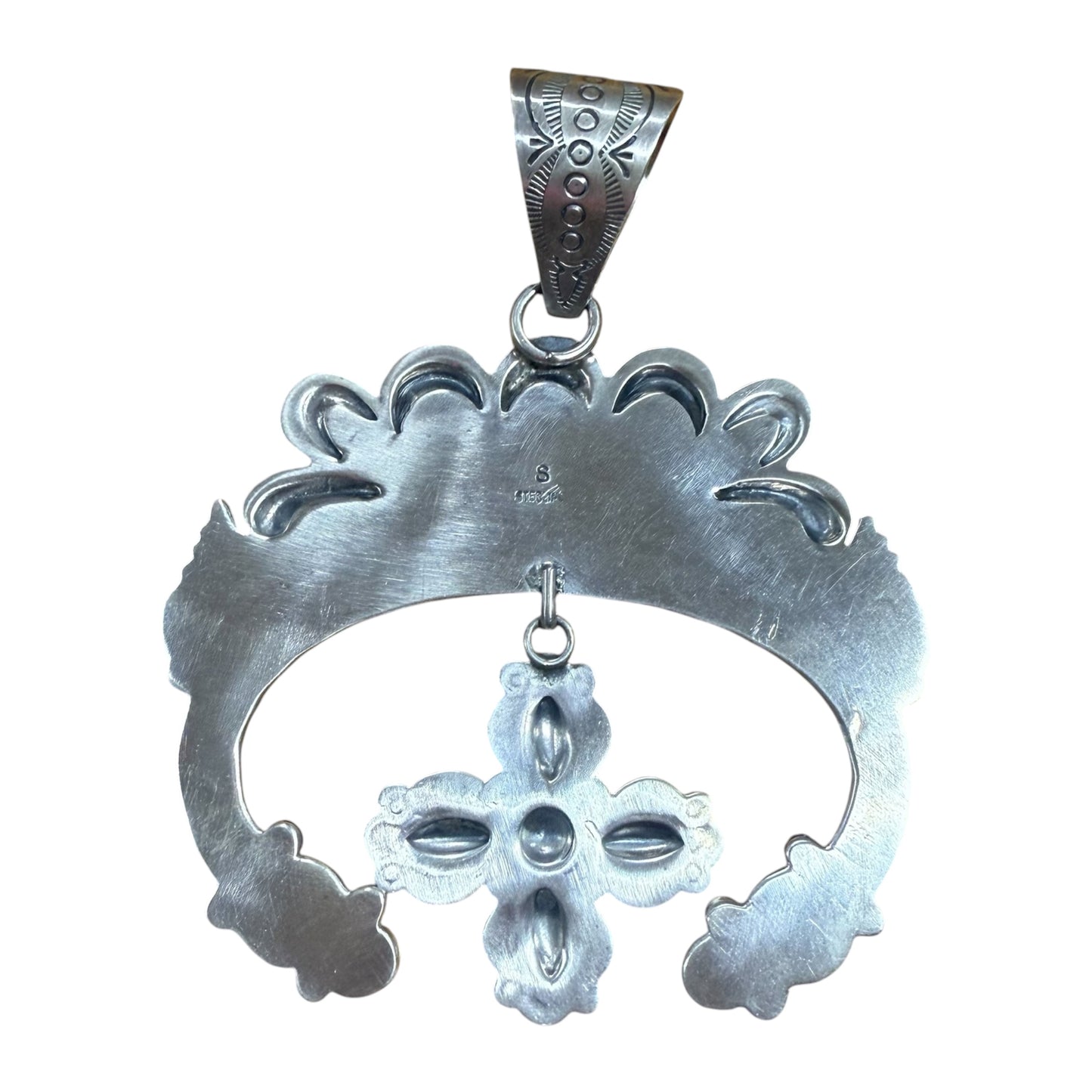 Sterling Silver Naja Pendant Handmade in NM, artist unknown
