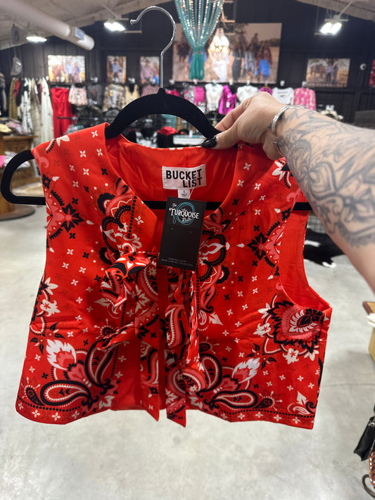 The Red Dirt Rodeo Bow Tie Vest