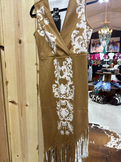 Desert Mirage Fringe Dress