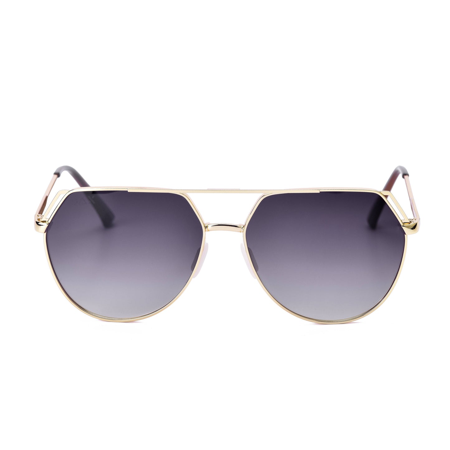 Ritz - Unisex Polarized Large Hair Friendly Aviator: Smokeshow