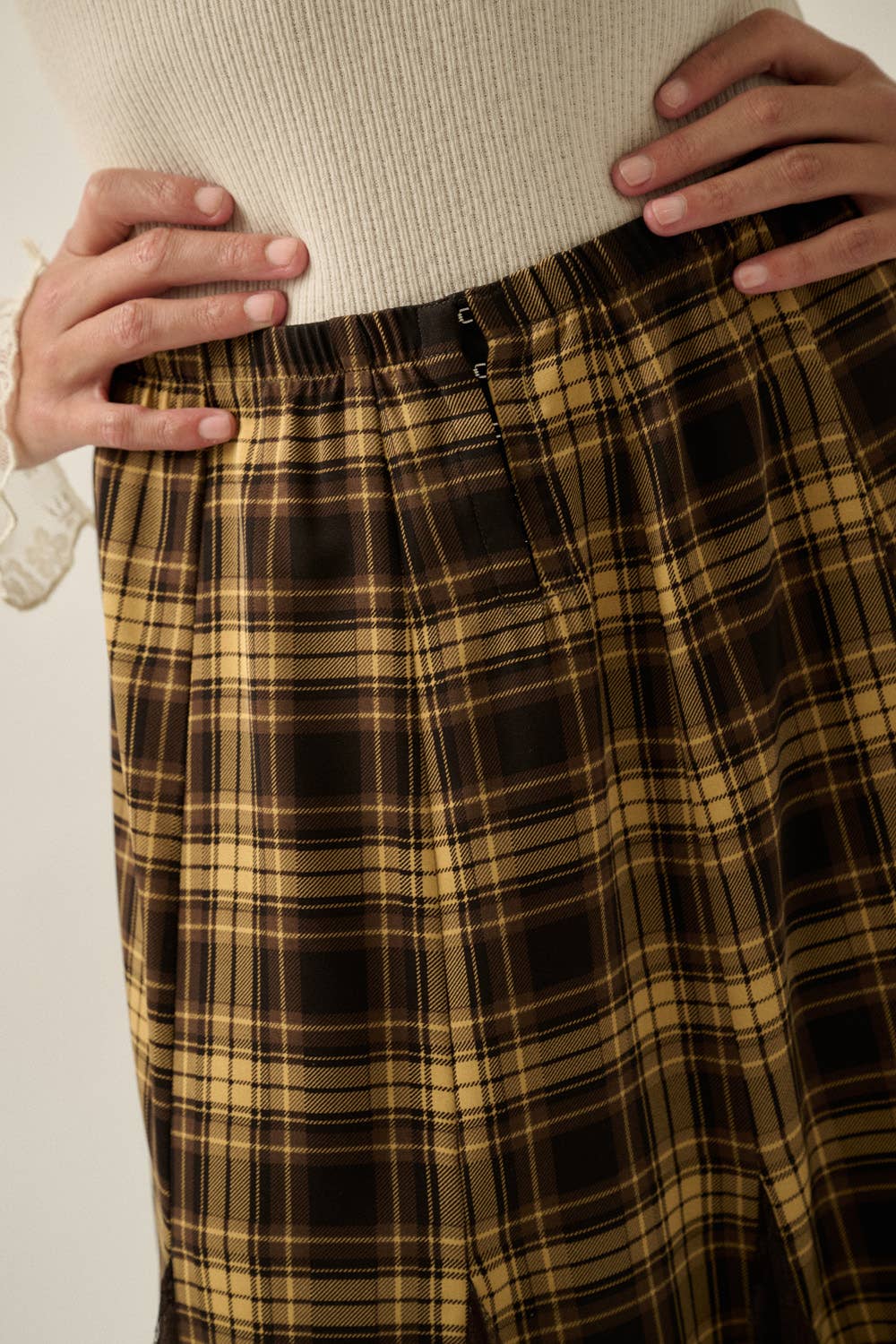 The Iris Maxi Skirt: Brown