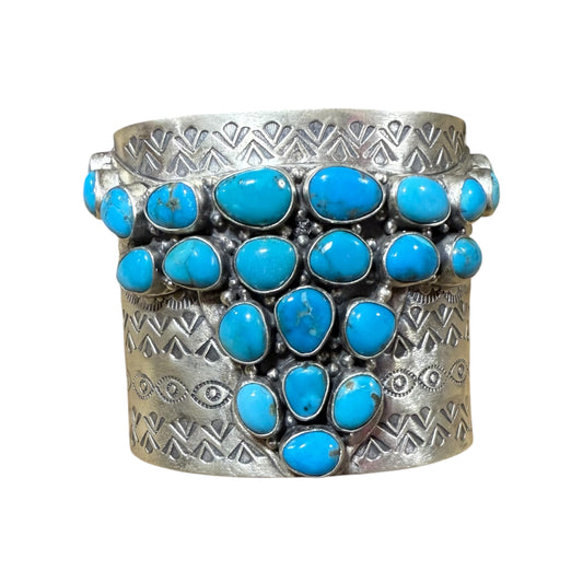 Turquoise Longhorn Statement Cuff