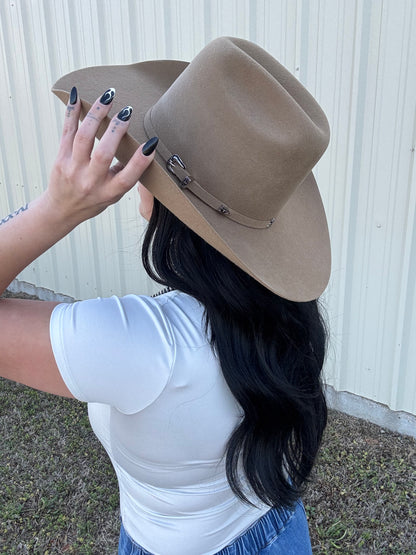 The Trailblazer – 4X Pecan Cowboy Hat (Minnick Crease, Unisex)