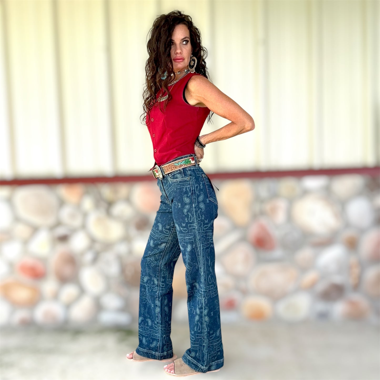 Saddle Up Paisley Trousers