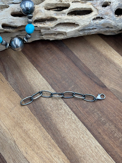 XL Sterling Silver Extender 4"