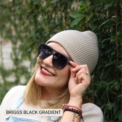 Briggs - Women's Polarized Small/ Medium Aviator: Hot Pink