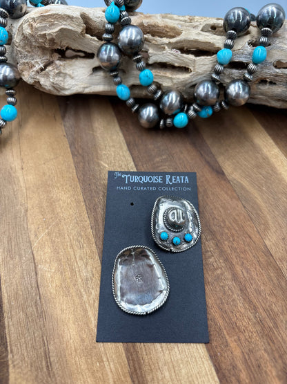 Cowboy Hat Earrings #826-6 by Running Bear, Native
